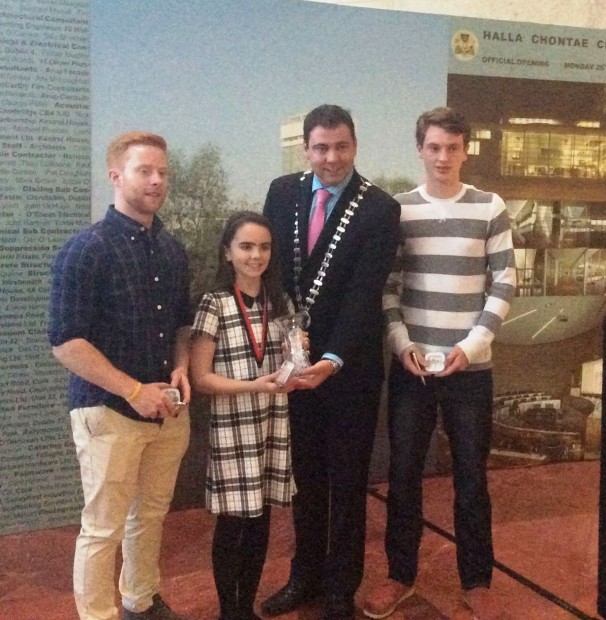 Members of the Mallow Handball Club were honoured by the County Mayor John Paul O' Shea for their fantastic haul of 9 medals (5 gold & 4 silver) at the recent World Handball Championships in Calgary, Canada.