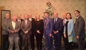 The Cork County Council Delegation with members of the Irish American Partnership and Consul General of Ireland in Boston Ms. Fionnola Quinlan