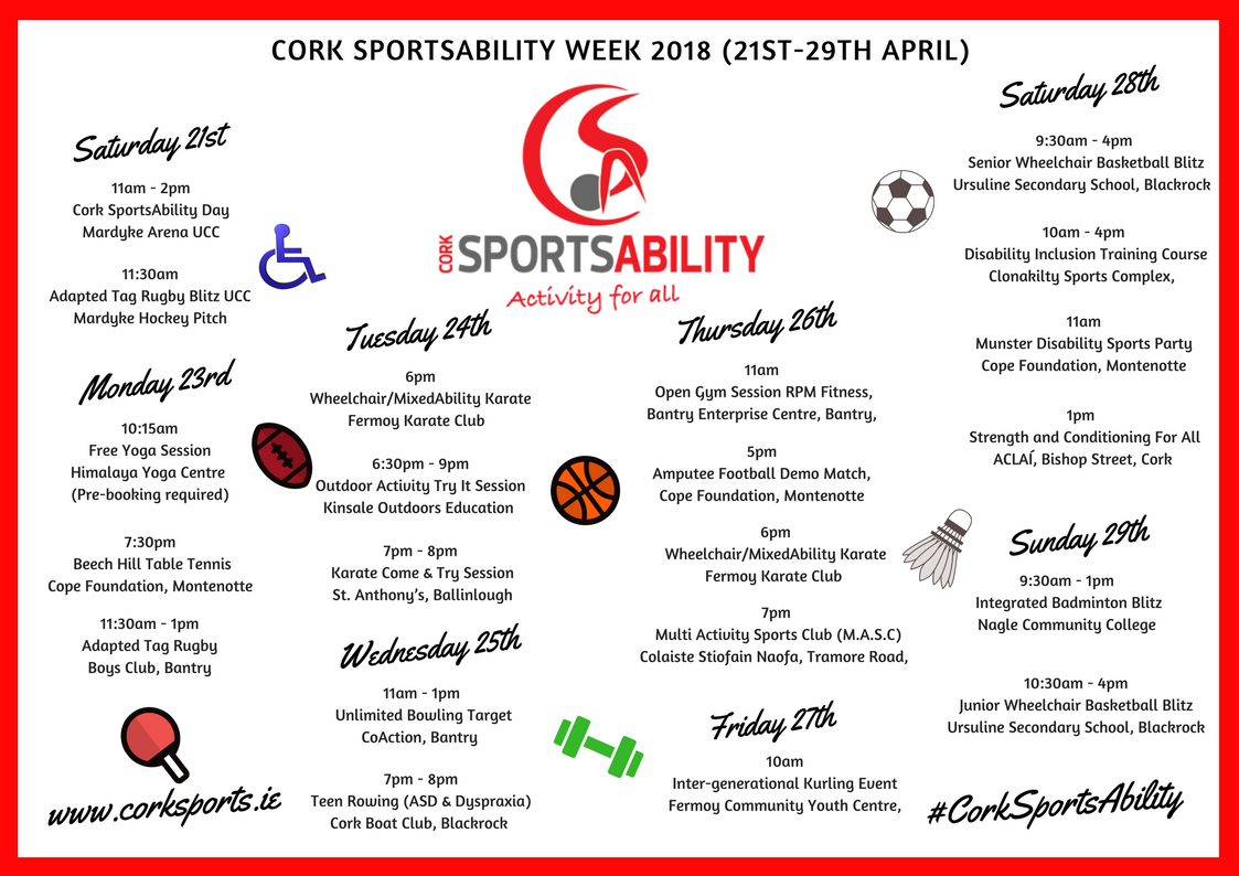 Cork Sports Ability Week 3