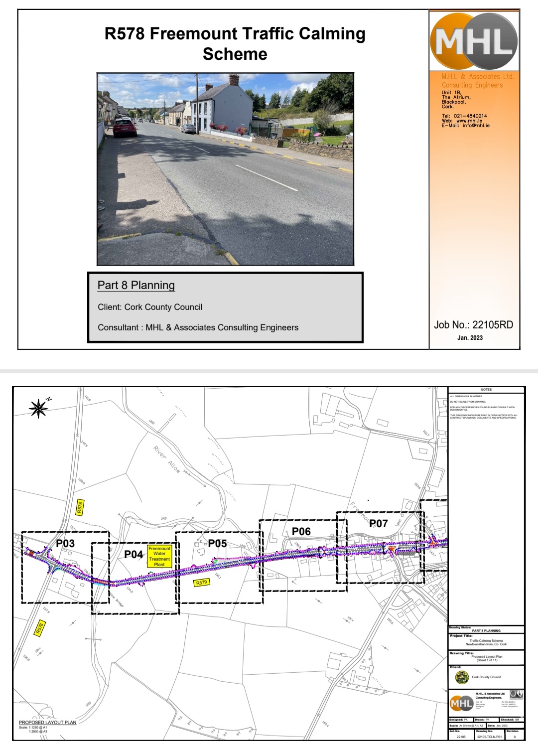 Proposals for Traffic Calming In Freemount Village Published