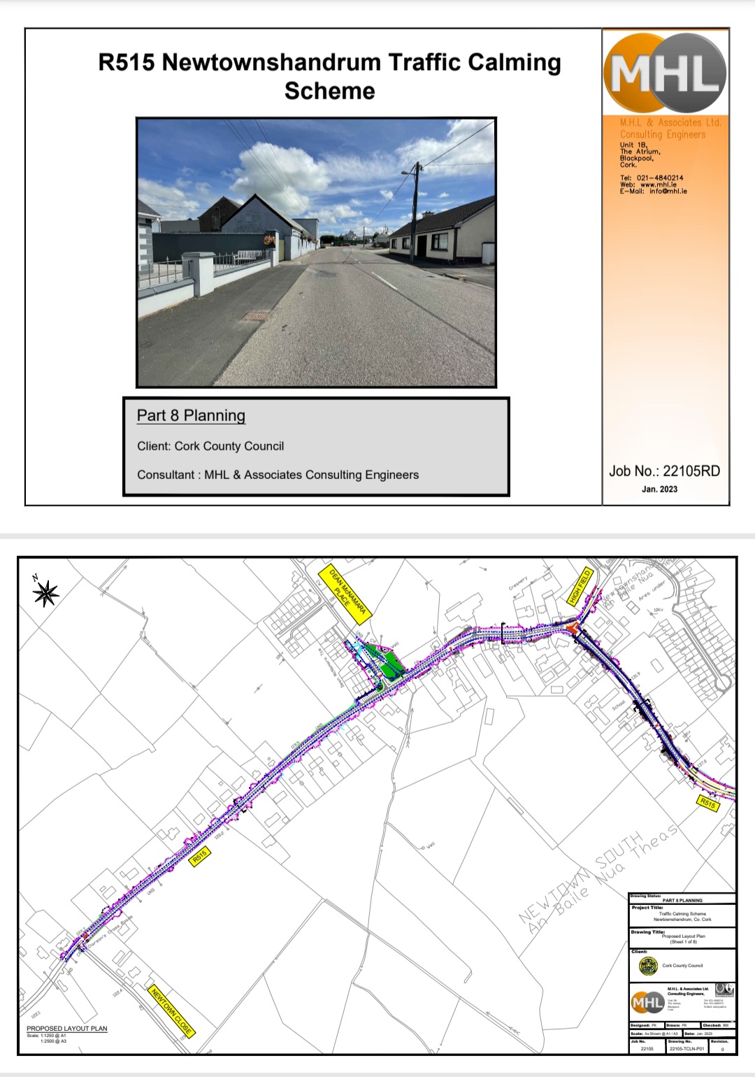 Proposals for Traffic Calming In Newtownshandrum Village Published