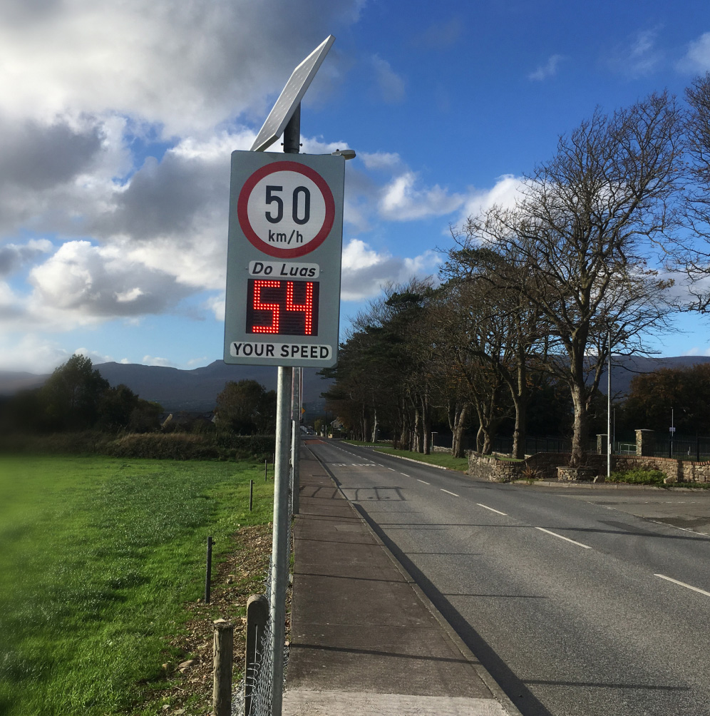Electronic Speed Reflector Signs for Banteer, Ballydesmond, Derrinagree, Nadd & Rathcoole Villages