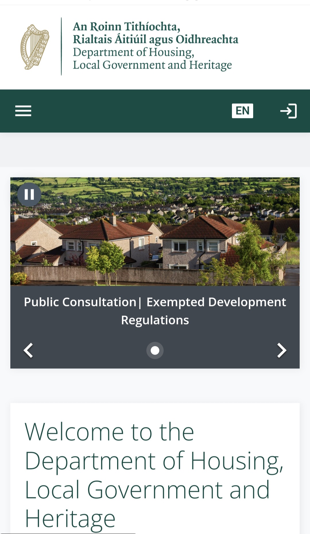 Proposals to update Exempted Development Regulations