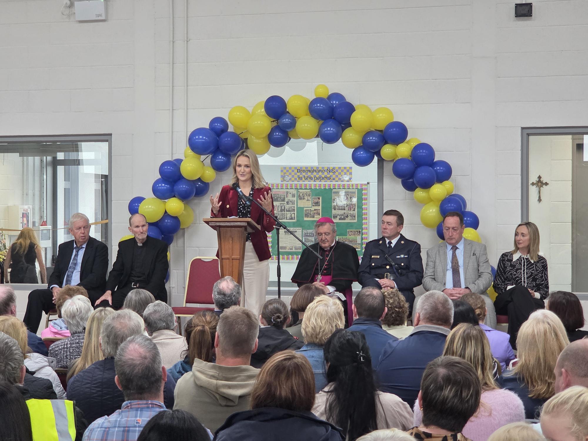 Minister McEntee Officially Opens New Dromahane National School Building