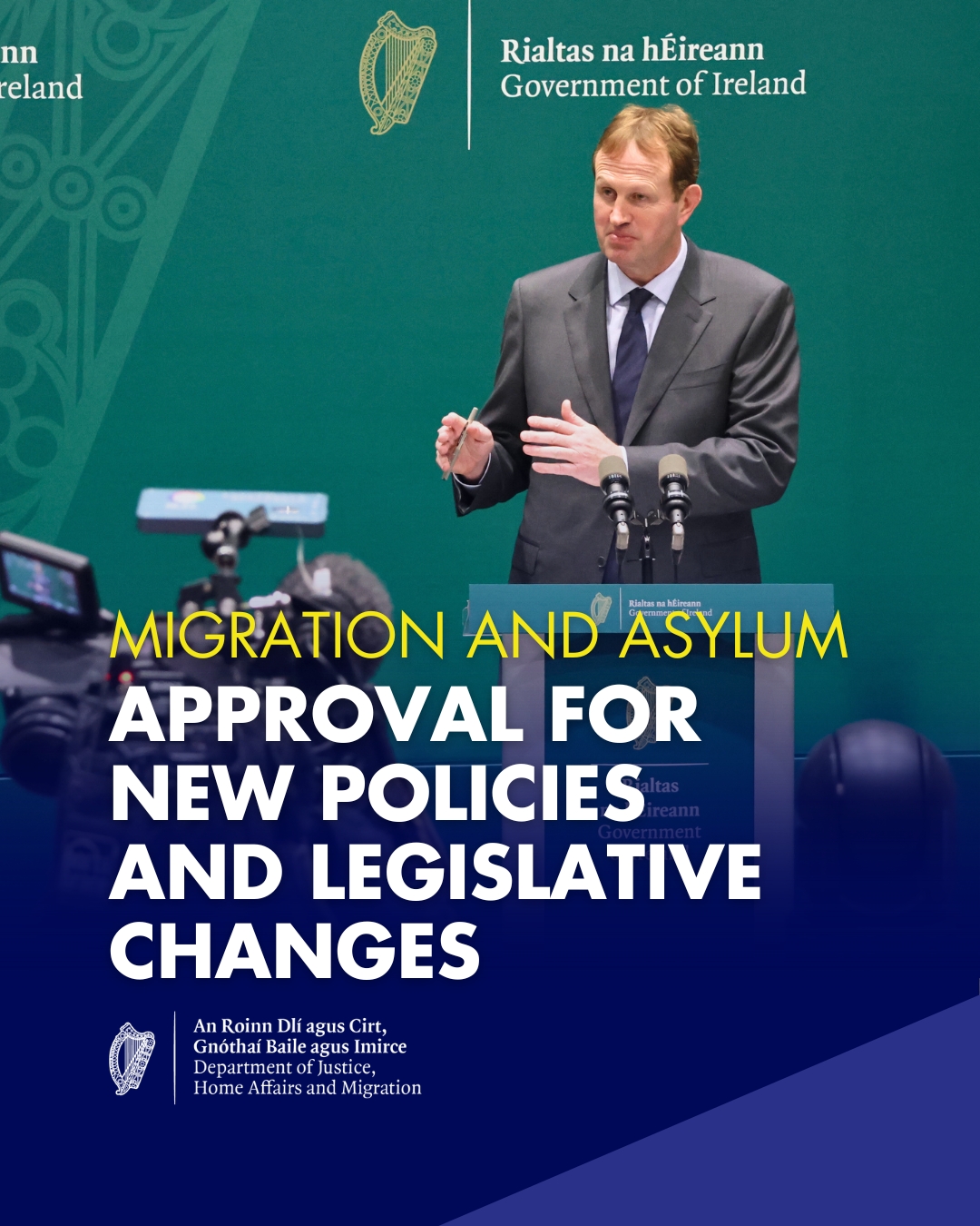 Government Approval to Strengthen Migration Legislation and Introduce New Rules on Asylum and Citizenship