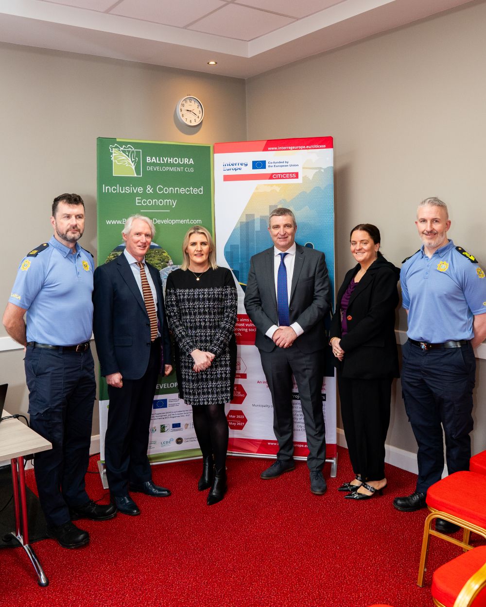 Ballyhoura Development Launches Innovative Social Safety Approach in Charleville with Minister Niall Collins