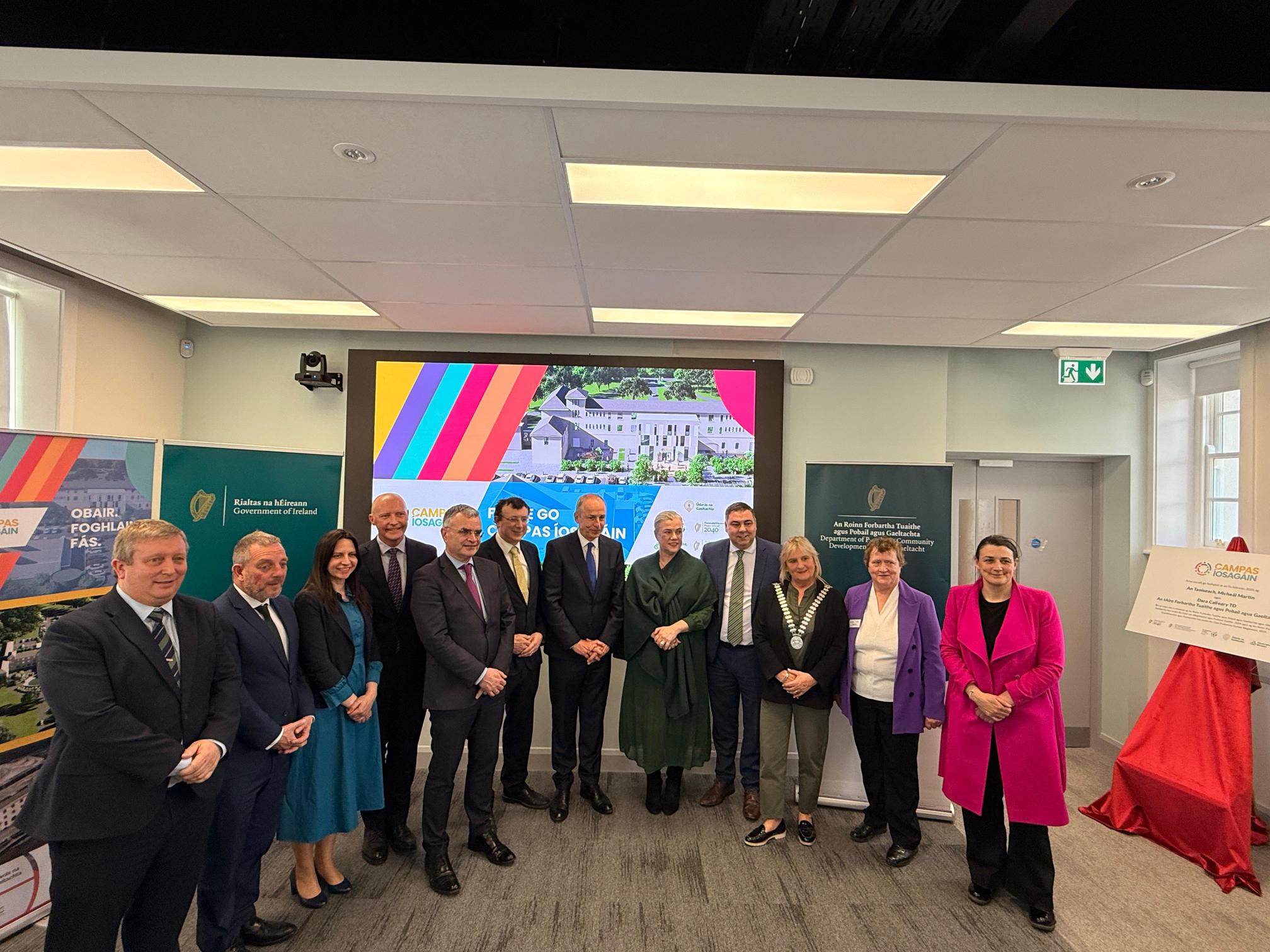 O’Shea Welcomes Opening of Campas Íosagáin in Baile Bhuirne