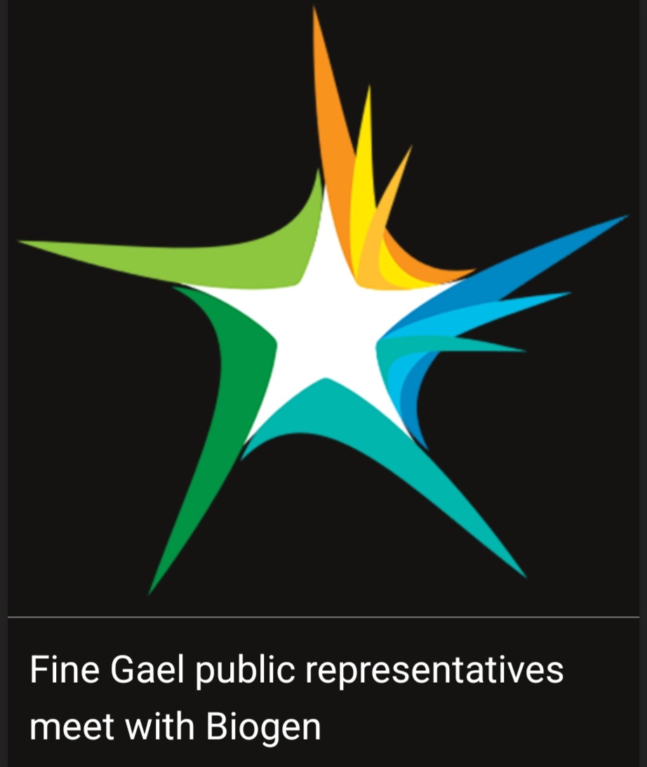 Fine Gael Public Representatives meet with Biogen
